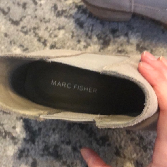 Marc Fisher grey booties size 8.5 - Picture 5 of 5